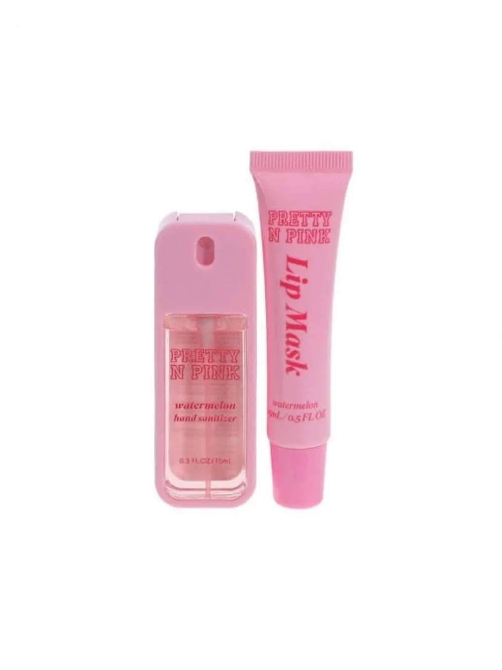 Viral Pretty N Watermelon Strawberry Lip Mask & Hand Sanitizer Keychain Set